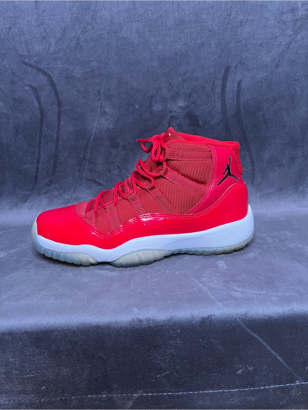 Nike Kids Red Jordan Retro High-Top Sneakers with White Sole